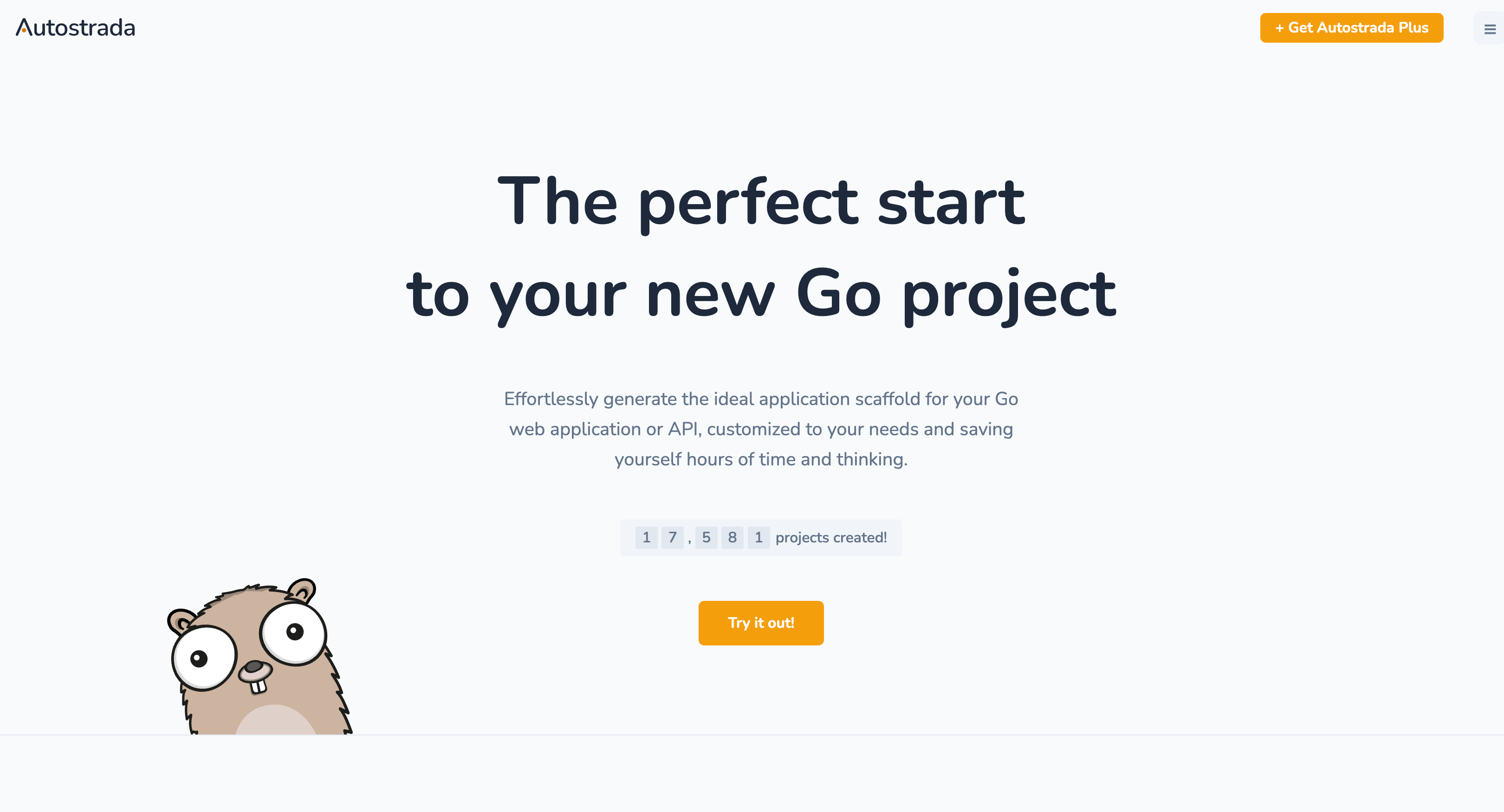 Screenshot du boilerplate SaaS Autostrada